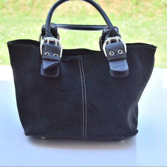 Tignanello suede tote bag - Picture 1 of 8